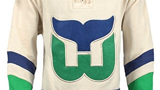 Old Time Hockey NHL Hartford Whalers Men's Vintage Lacer...
