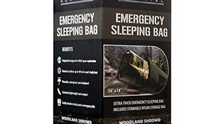 TITAN Survival Emergency Sleeping Bag/Thermal Bivy | Woodland...