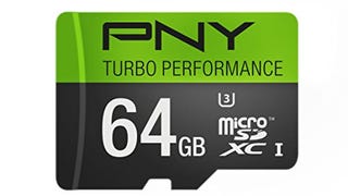 PNY U3 Turbo Performance 64GB High Speed MicroSDXC Class...