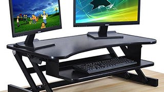 The House of Trade Standing Desk | Desk Riser Classic Stand...