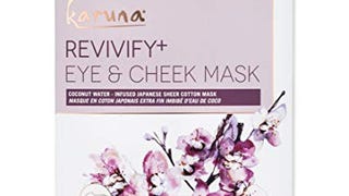 Karuna Revivify & Eye & Cheek Mask, Coconut Water Infused...