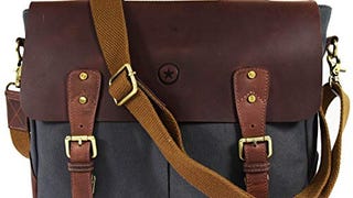Messenger Bag for Men and Women - Shoulder Bag with Multiple...