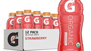 G Organic, Strawberry, Gatorade Sports Drink, USDA Certified...