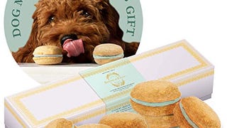 Bonne et Filou Christmas Dog Treats Mint Dog Macarons Luxury...