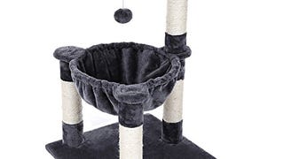 FEANDREA Cat Tree Condo House with Sisal Scratch Posts...