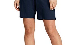 Lands' End Women's Sport Knit Shorts Classic Navy Petite...