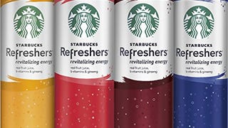 Starbucks Refreshers, 4 Flavor Variety Pack, 12 fl oz. cansSlim...