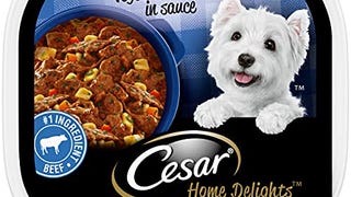 CESAR HOME DELIGHTS Soft Wet Dog Food Pot Roast with Spring...