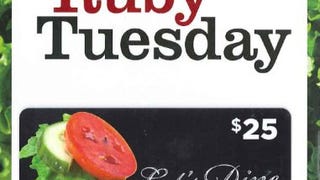 Ruby Tuesday Gift Card $25