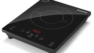 SUNAVO Portable Induction Cooktop, 1800W Sensor Touch Induction...