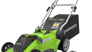 Greenworks 40V 16" Cordless Electric Lawn Mower, 4.0Ah...