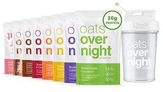 Oats Overnight - Party Variety Pack (8 Meals PLUS BlenderBottle...