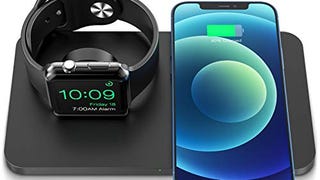 Wireless Charger, iSeneo 2 in 1 Dual Wireless Charging...