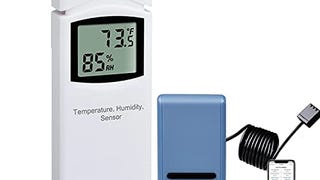 ECOWITT GW1104 Wi-Fi Thermometer and Hygrometer Sensor,...