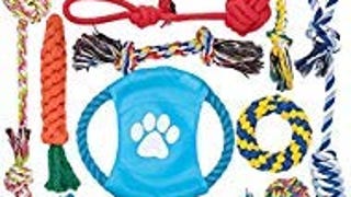 DELOMO Dog Rope Toy, 12 Pack Small Dog Toys, Natural Cotton...