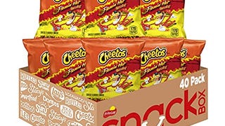 Cheetos Crunchy Flamin' Hot Cheese Flavored Snacks, 1 Ounce...