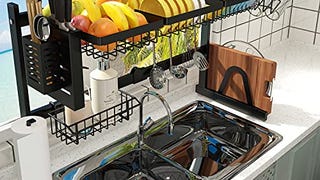 【Fit Sink 24"- 41" L】 2022 Adbiu Over The Sink Drying Rack...