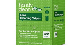 HandyClean Pre-Moistened Lens Cleaning Wipes, Eyeglass...
