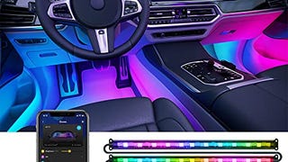 Govee Interior Car Lights with Smart App Control, RGBIC...