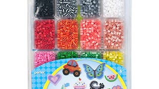 Perler Beads Stripes And Pearls Assorted Fuse Beads Tray...
