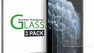 amFilm (3 Pack) Glass Screen Protector for iPhone 11 Pro...