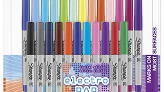 Sharpie Electro Pop Permanent Markers | Ultra Fine Point...