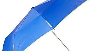 totes Trx Manual Lightweight Trekker Umbrella, Blue/Apple...