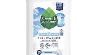 Seventh Generation Dishwasher Detergent Packs for sparkling...