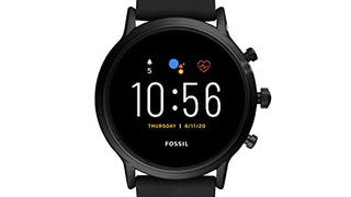 Fossil 44mm Gen 5 Carlyle Stainless and Silicone Touchscreen...