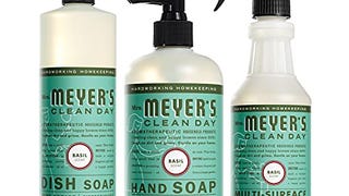 Mrs. Meyer's Kitchen Essentials Set, Includes: Hand Soap,...