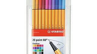 Stabilo® Point 88 Wallet, 20-Color Set