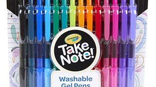 Crayola Colored Gel Pens for Kids and Adult Coloring, Washable...