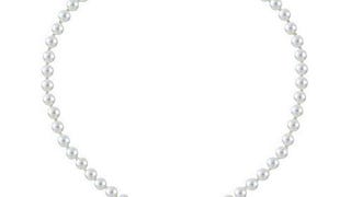 FENLDY Rhinestone Faux Planet Saturn Pearl Necklace for...