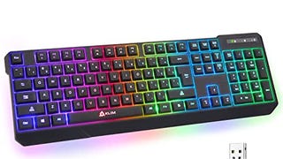 KLIM Chroma Wireless Gaming Keyboard RGB New 2022 Version...