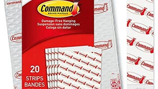 Command GP023-20NA Water-Resistant Adhesive Refill Strips,...