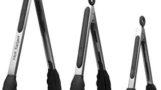 Hot Target Non-Stick Kitchen Tongs for Cooking - Set of...