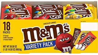 M&M'S Variety Pack Chocolate Candy Singles Size 30.58-Ounce...