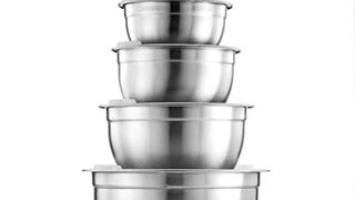 Premium Stainless-Steel Mixing Bowls with Airtight Lids...
