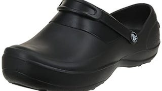 Crocs Women's Mercy Clog | Slip Resistant Work Shoes, Black/...