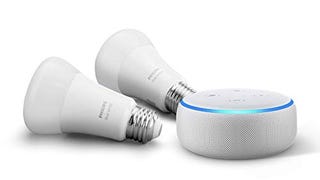 Echo Dot (3rd Gen) – Sandstone with Philips Hue White 2-...