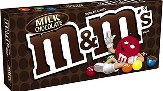 M&M'S Milk Chocolate Candy Movie Theater Box, 3.10 Ounce...