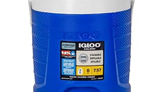 Igloo 2-Gallon Sport Beverage Cooler, Majestic Blue, Model...