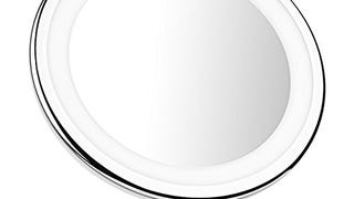 Mpow GEBY012AW 7X Magnifying Lighted Makeup Mirror,...