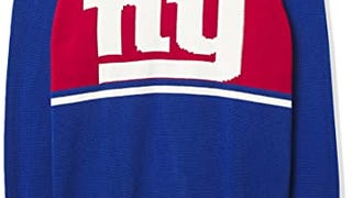 OTS NFL New York Giants Men's Pullover Sweater, Logo,...