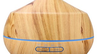 Aromatherapy Essential Oil Diffuser?Tenswall 400ml Wood...