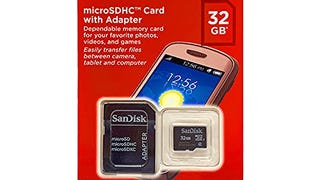 SanDisk 32GB MicroSDHC Memory Card