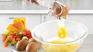 Egg Cracker Egg Separator Egg Cutter-Automatic Egg Cracking...