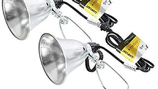 Simple Deluxe HIWKLTCLAMPLIGHTSX2 2-Pack Clamp Lamp Light...
