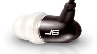 JLab Audio J6 Metal Wired Ergonomic Earbuds | 6mm Titanium...