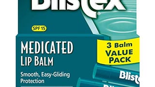 Blistex Medicated Lip Balm, 0.15 Ounce, Pack of 3 – Prevent...